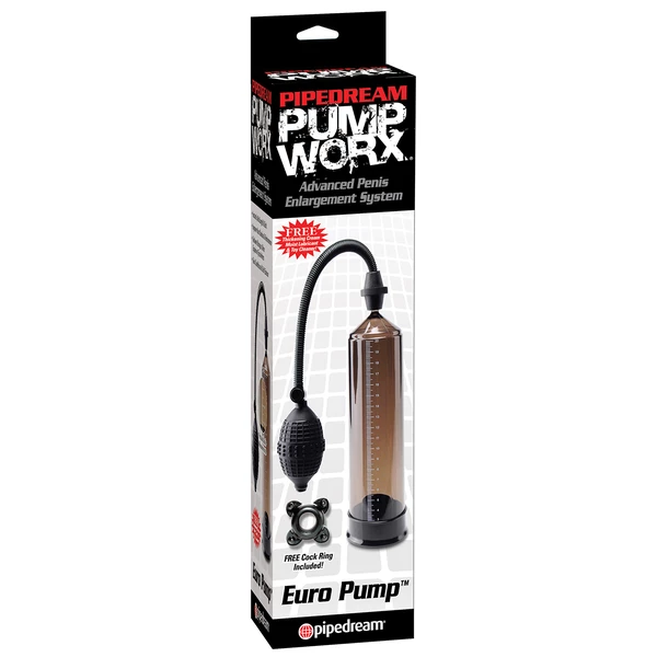Pipedream Euro Pump Black - Pompka powiększająca penisa