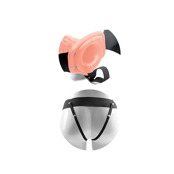 Real Fallo Strap On Cavo Rapture 8 Flesh With Balls - Dildo strap on