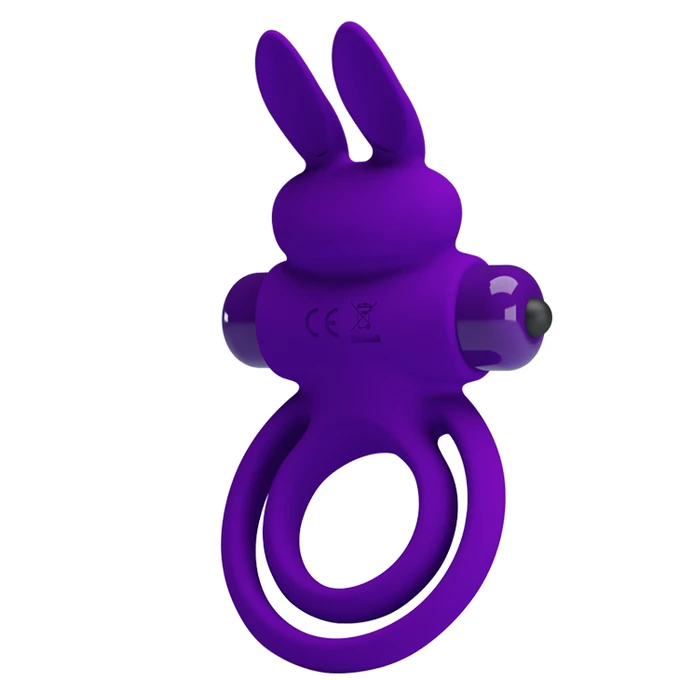 Pretty Love Vibrant Penis Ring Iii Purple - Wibrujący pierścień erekcyjny
