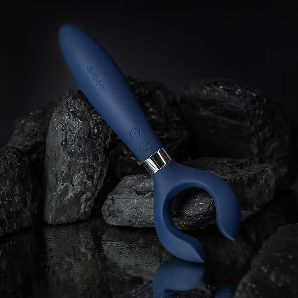 Satisfyer Endless Fun Multi Vibrator Blue  - Vibrátor pre páry modrý