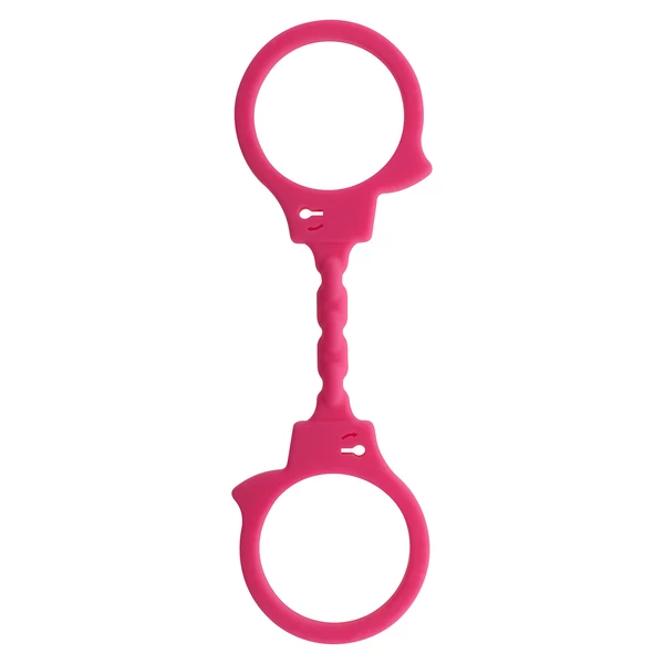 ToyJoy Stretchy Fun Cuffs Pink - Kajdanki rozciągliwe