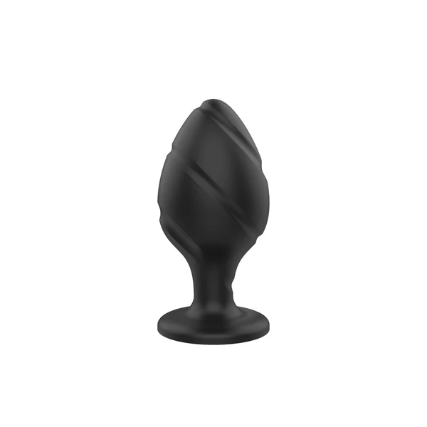 Power Escorts Screw Plug Small - Korek analny, czarny