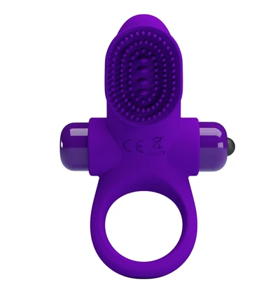 Pretty Love Vibrant Penis Ring Ii Purple - Wibrujący pierścień erekcyjny