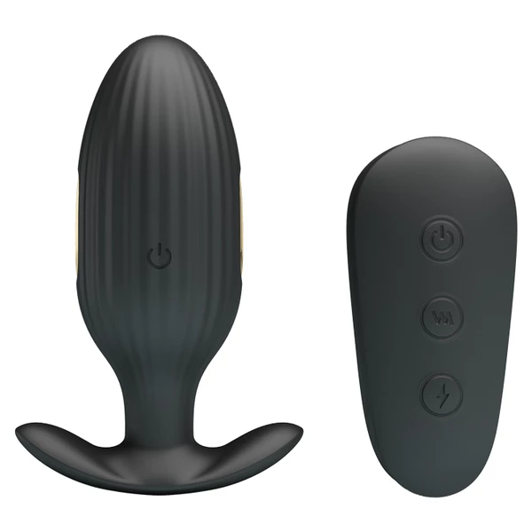 Pretty Love Kelly Electric Shock Massager - Wibrujący korek analny z elektrostymulacją