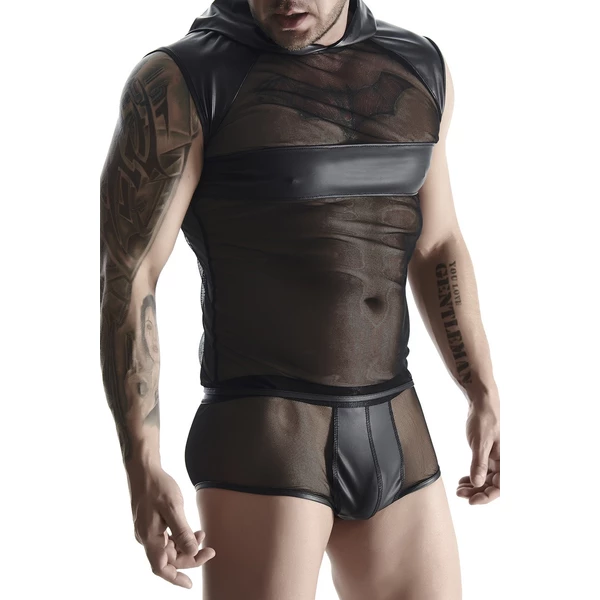 Regnes Men's Wetlook 16 - Męski tshirt, Czarny