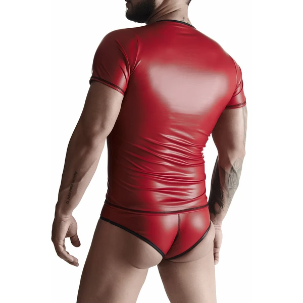 Regnes Men's Wetlook 13 - Męski tshirt, Czerwony