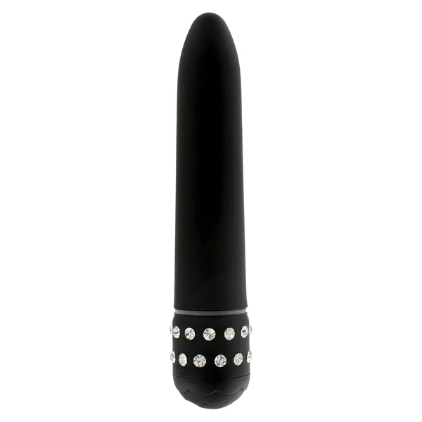 ToyJoy Diamond Black Superbe Vibe - Wibrator klasyczny, czarny
