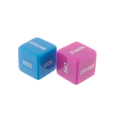 ToyJoy Basics Lovers Dice Pink/Blue - Gra erotyczna