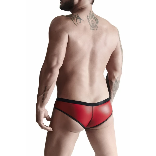 Regnes Men's Wetlook 04 - Męskie Figi, Czerwone