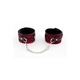 Toyfa Ankle Cuffs With Metal Chain Tracery Red  - Putá