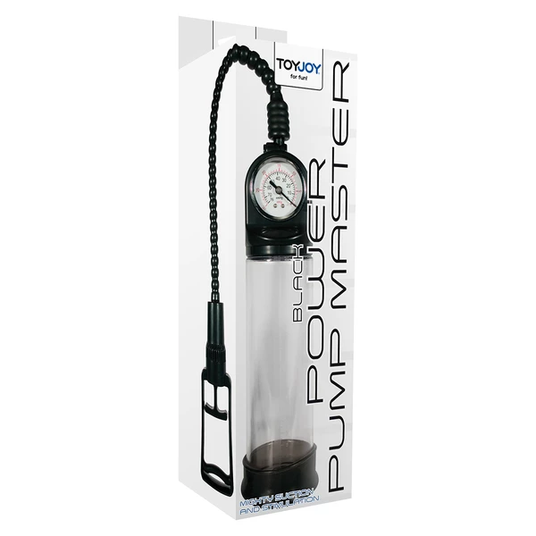 ToyJoy Pump Master Black - Pompka powiększająca penisa