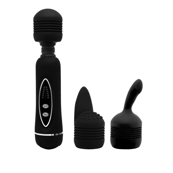 Pretty Love Magical Massager 12 - Wibrator wand z dodatkowymi nakładkami