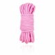 Toyz4lovers Cotton Rope 5Mpink  - Bondážne lano Ružové
