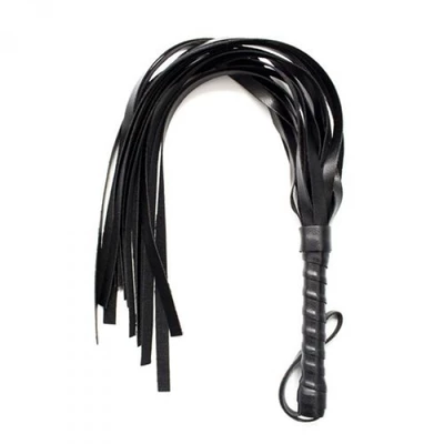 Toyz4lovers Frusta A Frange Squash Whip Black - Pejcz BDSM Czarny