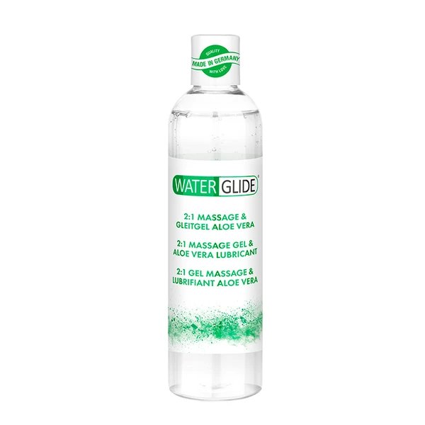 Waterglide Massage &amp; Lubricant Aloe Vera - Żel intymny do masażu z aloesem