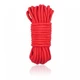 Toyz4lovers Cotton Rope 5M Red  - Bondážne lano červené