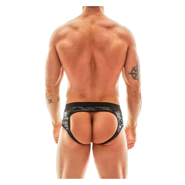 Anais Apparel Luxury Electro Jock Bikini - męskie bokserki z otwartym krokiem, Khaki