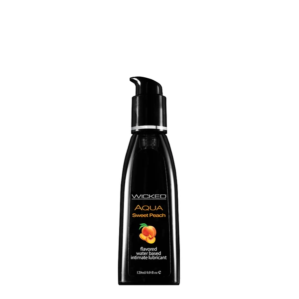 Wicked Aqua Sweet Peach 120Ml - Lubrykant na bazie wody, o smaku brzoskwiniowym