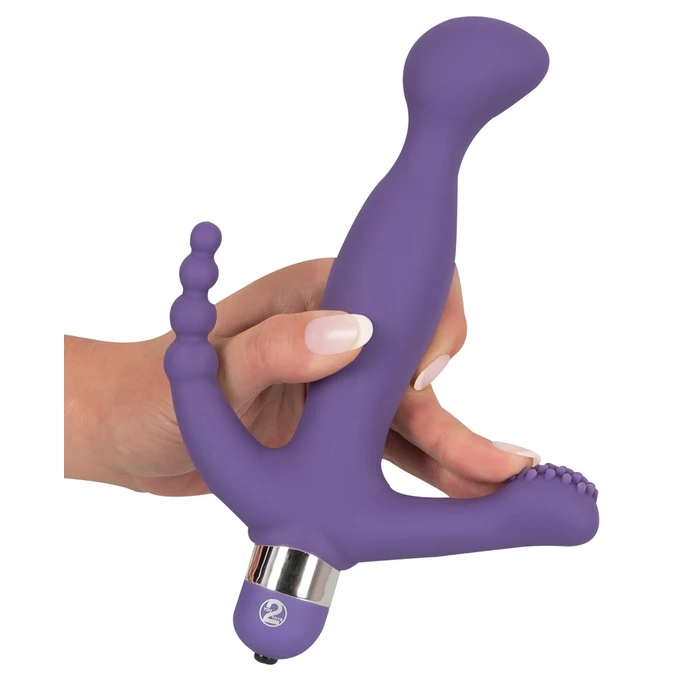 You2Toys 3 Pointer Purple - Wibrator króliczek do potrójnej stymulacji
