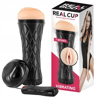 Real body Cup Vaginal - Masturbator wibrujący