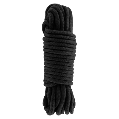 Hidden Desire Bondage Rope 10 Meter Black - Lina do krępowania Czarny