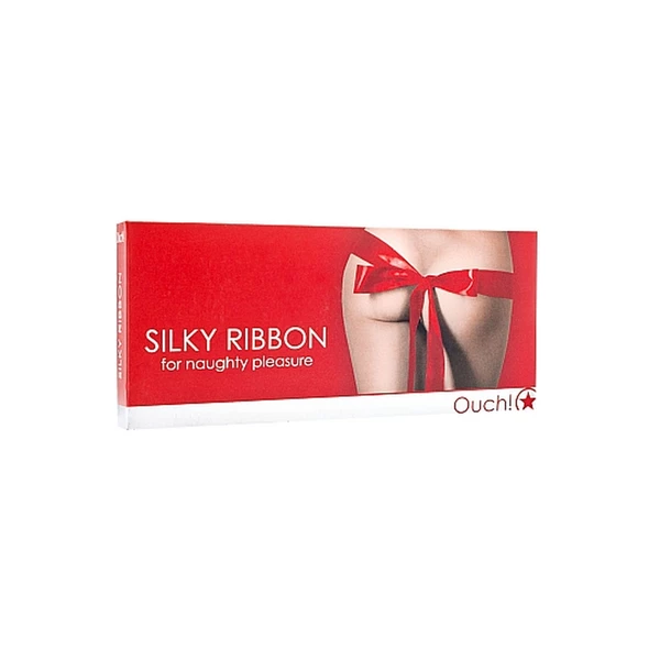 Ouch! Silky Ribbon Red - Jedwabna szarfa