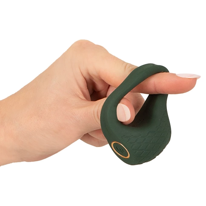 Emerald Love Luxurious Vibrating Cock Ring - Wibrujący pierścień erekcyjny