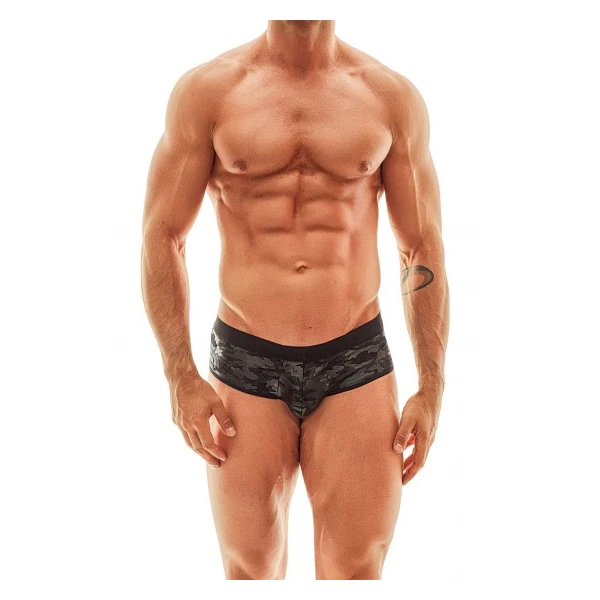 Anais Apparel Luxury Electro Jock Bikini - męskie bokserki z otwartym krokiem, Khaki