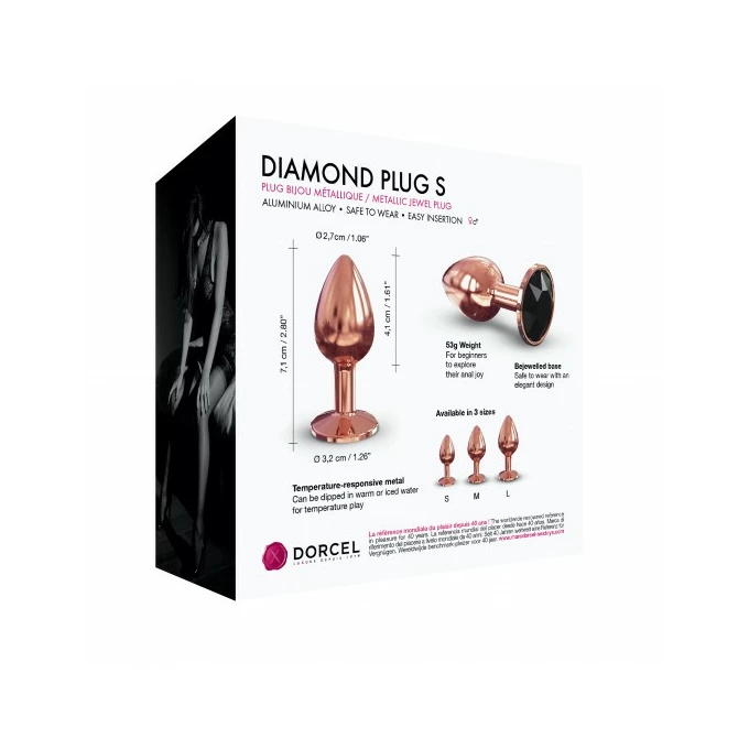 Marc Dorcel Diamond Plug Small - korek analny z diamentem