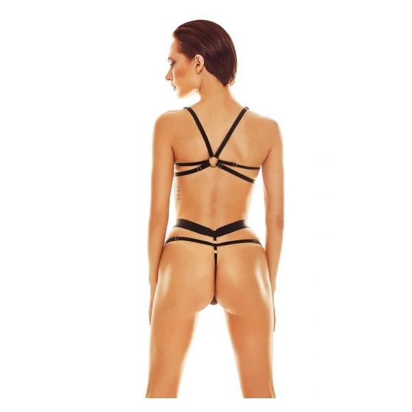 Anais Apparel Luxury Sway - komplet dwu częściowy, Czarny