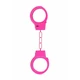 ShotsToys Metal Handcuffs Pink  - Kovové putá Ružové