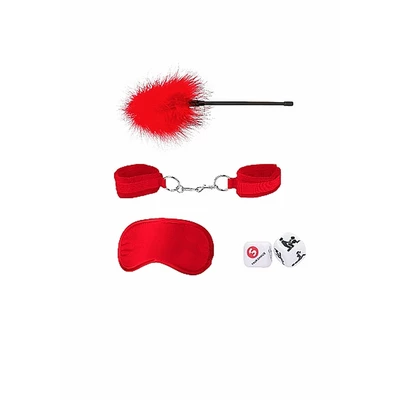 Ouch! Introductory Bondage Kit #2 Red - Zestaw BDSM Czerwony
