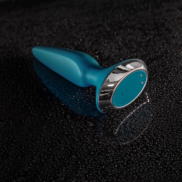 Satisfyer Vibrator ilicious 1 Petrol  - Vibračný análny kolík zelený
