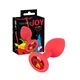 You2Toys Colorful Joy Jewel R  - Análny kolík červený