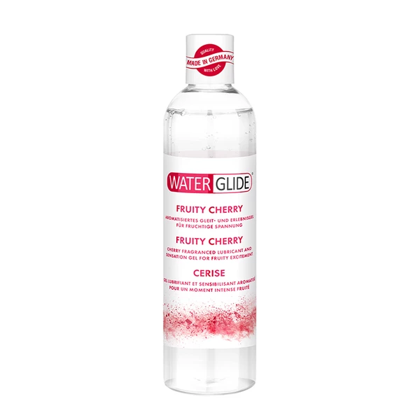 Waterglide 300 Ml Fruity Cherry - Lubrykant na bazie wody, wiśniowy