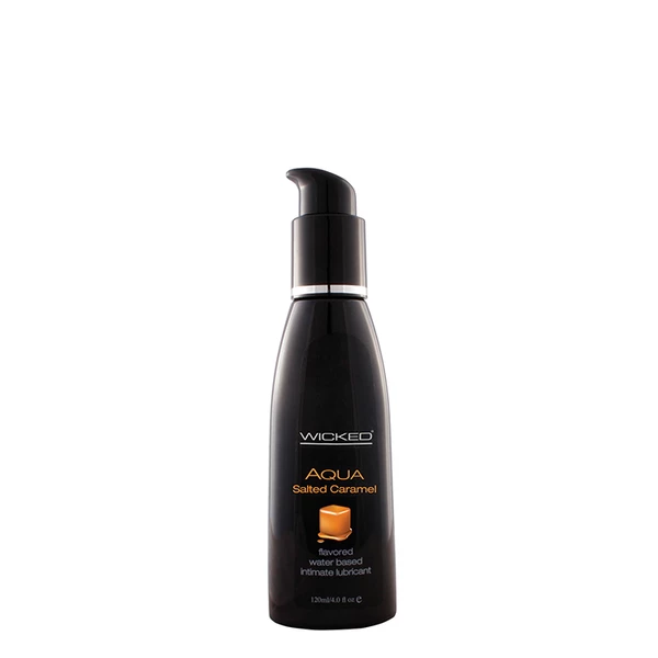 Wicked Aqua Salted Caramel 120Ml - Lubrykant na bazie wody, o smaku słonego karmelu