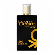 Sexual Health Series Love&amp;Desire Gold Homme 100ml  - Pánsky parfém s feromónmi