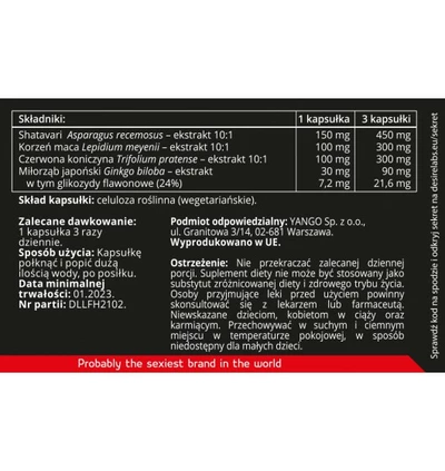 Desire Labs Libido for her 90 kaps. - kapsułki na libido