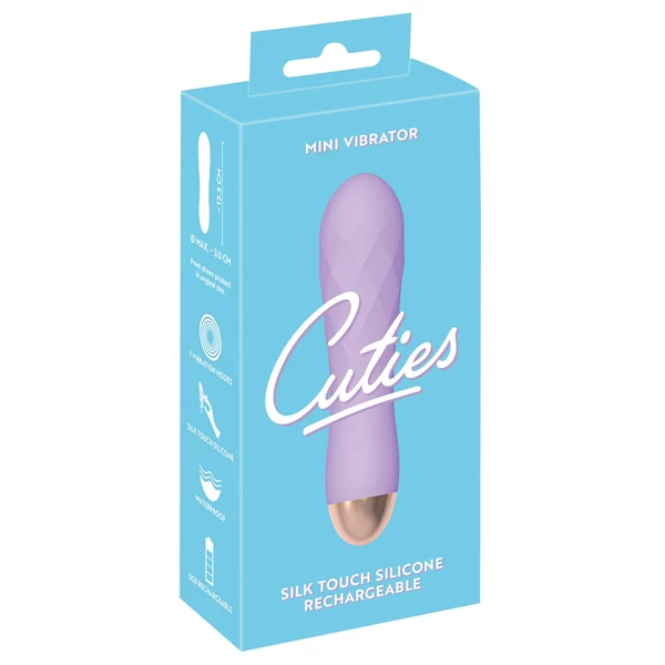 Cuties 2.0 Mini Vibrator Purpl - Miniwibrator , Fioletowy