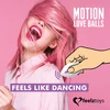 FeelzToys Remote Controlled Motion Love Balls Foxy - Wibrujące jajeczko na pilota