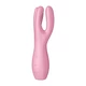 Satisfyer Threesome 3 (Pink)  - Vibrátor s tromi ohybnými ramenami Ružový