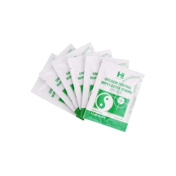 Sexual Health Series Orgasm Control Wipes 6Szt. - Chusteczki z środkiem wydłużającym stosunek