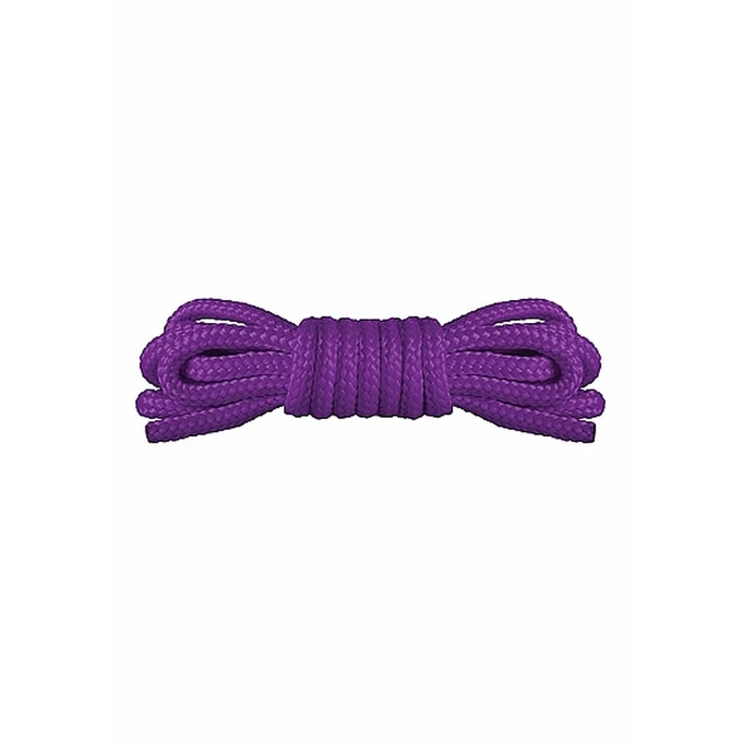 Ouch! Japanese Mini Rope 1,5M Purple - Lina do krępowania Fioletowy