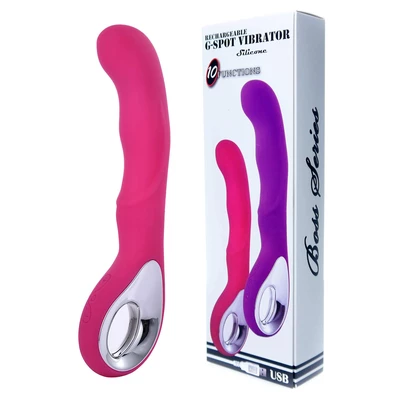 Boss Series Vibrator G Spot 10 - Wibrator do punktu G Różowy