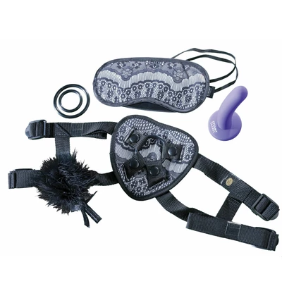 Steamy Shades Harness Gift Set - Prezentowy zestaw strap on