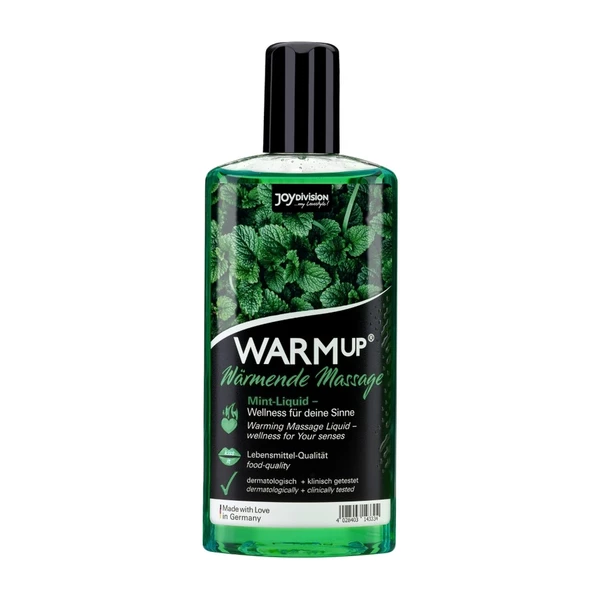 JoyDivision Warmup Mint 150 Ml - Olejek do masażu rozgrzewający, miętowy