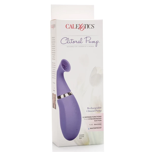 CalExotics Rechargeable Clitoral Pump Purple - Wibrator łechtaczkowy