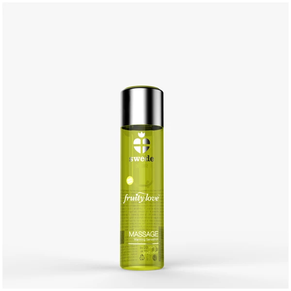 Swede Fruity Love Massage Vanilla Gold Pear 60 Ml - Rozgrzewający olejek do masażu