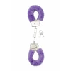 ShotsToys Furry Handcuffs Purple - Kajdanki z futerkiem Fioletowy