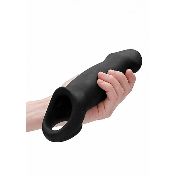 Sono No.17 Dong Extension Black - Nakładka na penisa elastyczna